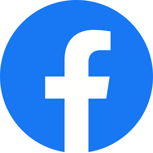 The image displays a stylized white letter  F  inside a blue circle, which is the logo for Facebook.