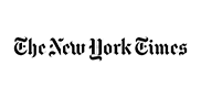 The image shows a New York Times newspaper logo with the words 'The New York Times' prominently displayed.