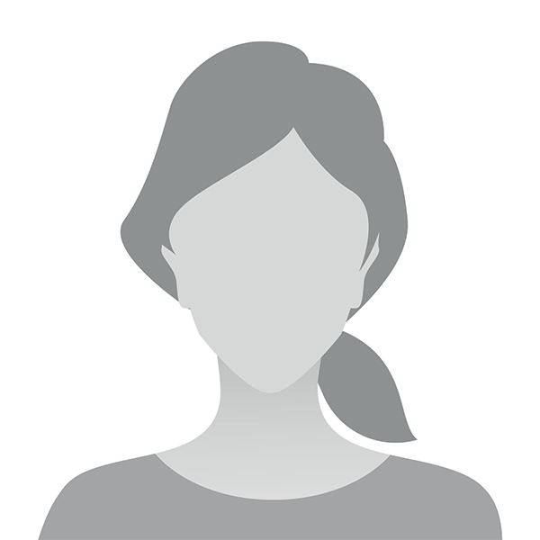 The image displays a stylized icon of a female face with a side view, featuring a headscarf and a side ponytail.